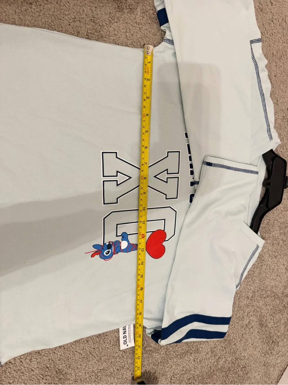 Old Navy Girls Disney© Stitch Long-Sleeve T-Shirt Size XL (14-16)